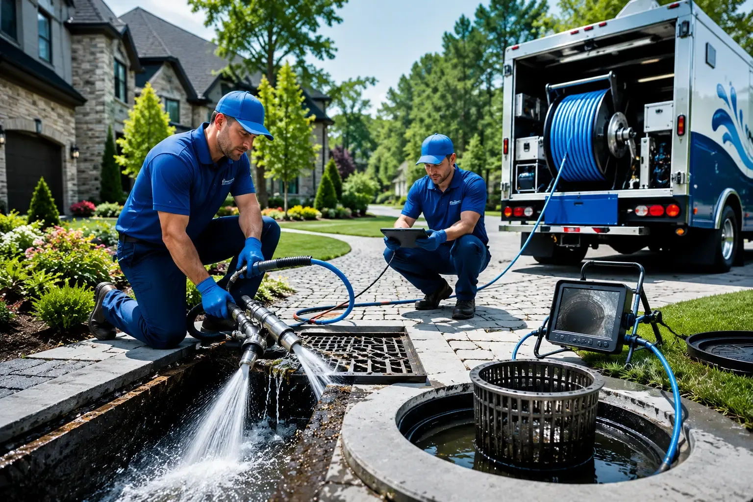 Local outdoor drain cleaning professionals in Wrentham, MA